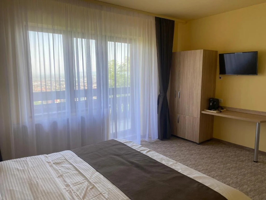 Room with balcony