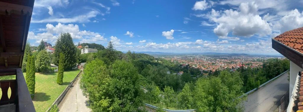 Summer panorama over Brașov